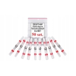 50x Szybkozłączka termokurczliwa z cyną 0.5-1.0mm²