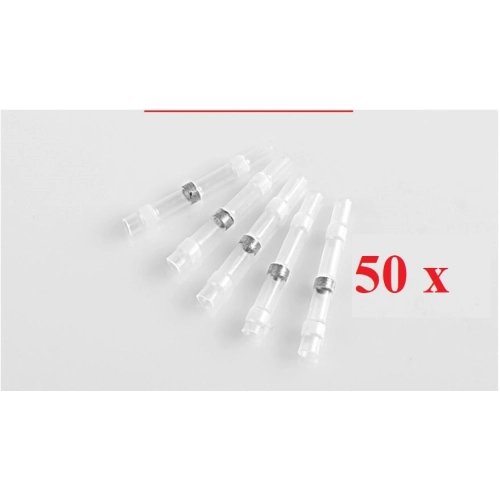 50x Szybkozłączka termokurczliwa z cyną 025~0.35mm