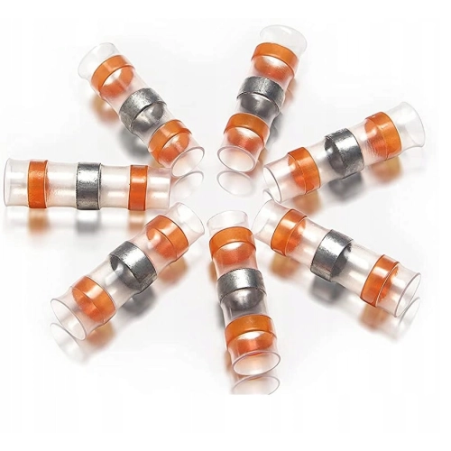 10x Szybkozłączka termokurczliwa z cyną 10.0 mm