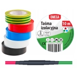 ZESTAW 5 SZT. TAŚMA IZOLACYJNA KABLI PCV IZOLACJA WODOODPORNA MOCNA 19x10m