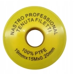 Taśma teflonowa uszczelniająca długa PTFE 19mm 15m DO WODY, CO, CWU