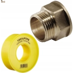 Taśma teflonowa uszczelniająca długa PTFE 19mm 15m DO WODY, CO, CWU