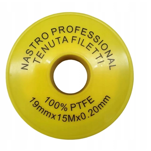 Taśma teflonowa uszczelniająca długa PTFE 19mm 15m DO WODY, CO, CWU