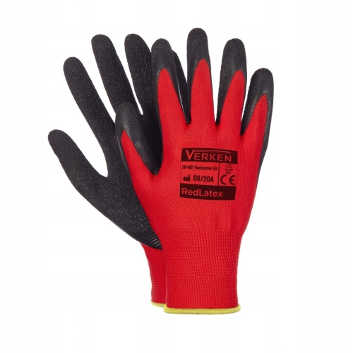 Rękawice Rękawiczki ROBOCZE LATEX Mocne OCHRONNE [rozmiar 10/XL] 1 para