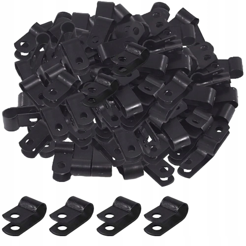 100x 5 mm OBEJMA 3/16 TYP-R UCHWYT KABLA PRZEWODU HAMULCOWEGO PALIWA OPASKA