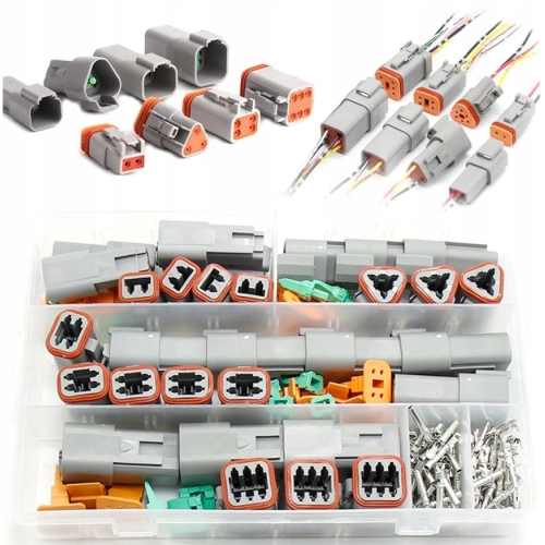 ZŁĄCZE KONEKTORY SAMOCHODOWYCH WTYK HERMETYCZNE elektryczne PIN 185 szt.