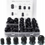 Zestaw XXL DŁAWIK KABLOWY DŁAWNICA KABLOWA 3-16mm IP68 Wodoodporny Złącza