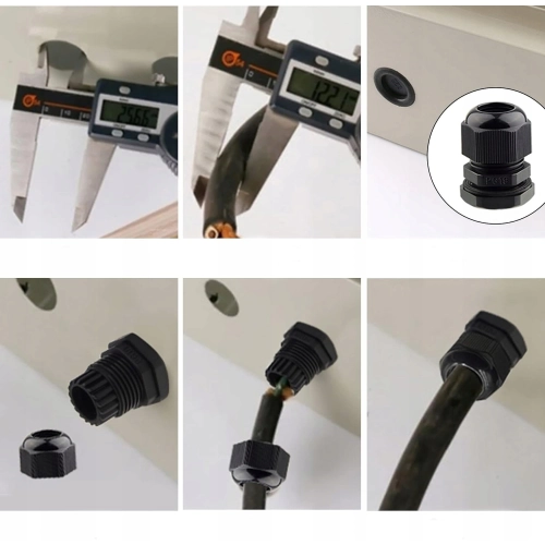 Zestaw XXL DŁAWIK KABLOWY DŁAWNICA KABLOWA 3-16mm IP68 Wodoodporny Złącza
