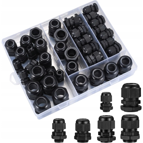 Zestaw XXL DŁAWIK KABLOWY DŁAWNICA KABLOWA 3-16mm IP68 Wodoodporny Złącza