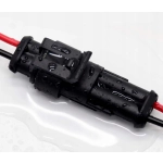 KOSTKA WTYK ZŁĄCZE HERMETYCZNE SUPERSEAL 2 PIN do zalutowania z przewodami