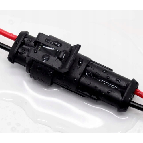 KOSTKA WTYK ZŁĄCZE HERMETYCZNE SUPERSEAL 2 PIN do zalutowania z przewodami